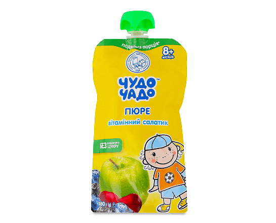 Пюре Чудо-Чадо Вітамінний салатик без цукру