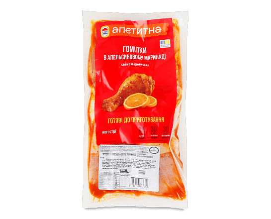 Гомілки курячі «Наша Ряба Апетитна» в апельсиновому маринаді охолоджені
