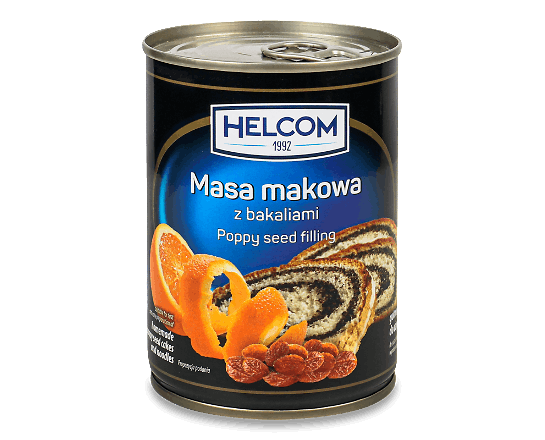 Начинка Helcom макова із сухофруктами