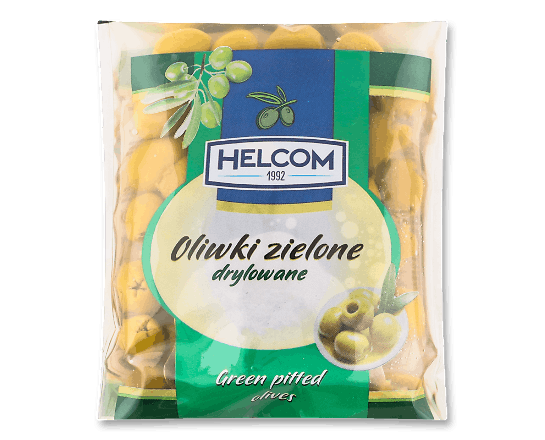 Оливки Helcom зелені без кісточки