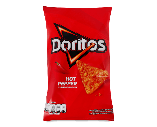 Чипси кукурудзяні Doritos зі смаком гострого перцю