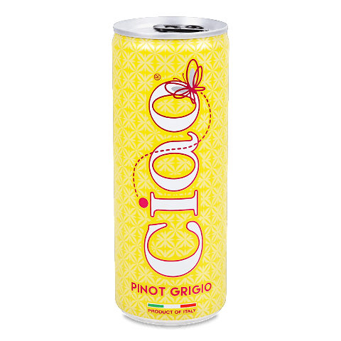 Вино Ciao Pinot Grigio біле сухе з/б
