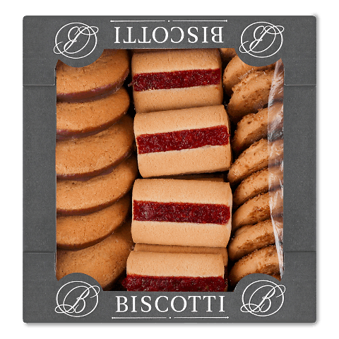 Печиво Biscotti Фраголіно Мікс здобне пісочно-відсадне