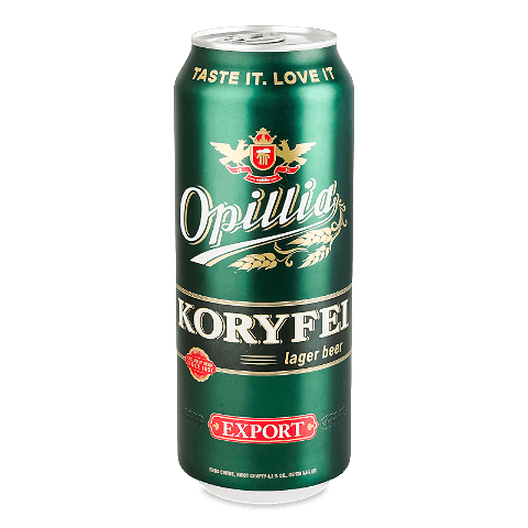 Пиво Опілля Export Koryfei світле з/б, 0,5л – купити в інтернет