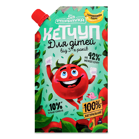 Кетчуп Pripravka для дітей з банановим пюре