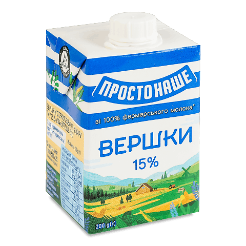 Вершки ПростоНаше 15% т/б