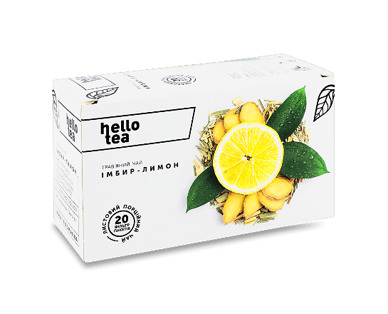 Чай трав'яний Hello Tea імбир-лимон