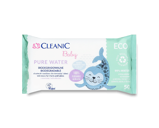 Серветки вологі Cleanic baby Eco Pure Water