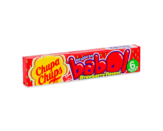 Гумка жувальна Chupa Chups Big Babol зі смаком полуниці