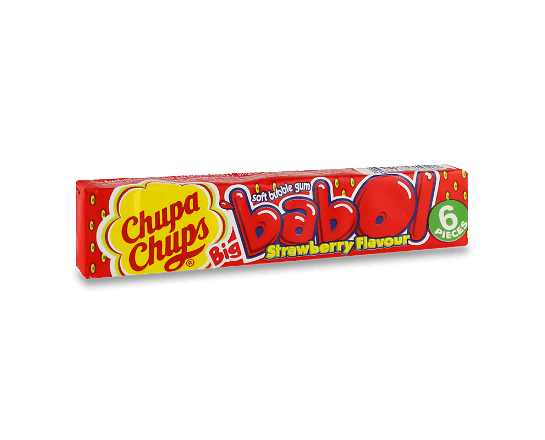 Гумка жувальна Chupa Chups Big Babol зі смаком полуниці