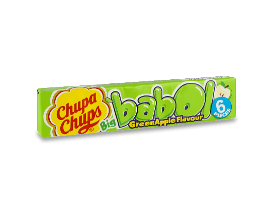 Гумка жувальна Chupa Chups Big Babol зі смаком зеленого яблука