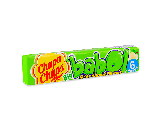 Гумка жувальна Chupa Chups Big Babol зі смаком зеленого яблука