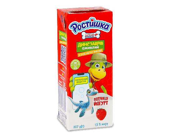 Йогурт Ростишка полуниця питний 1,5%