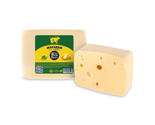 Сир Пирятин Мааздам твердий 45%