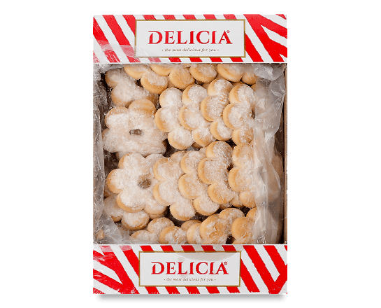 Печиво Delicia Домашнє з цукровою пудрою здобне