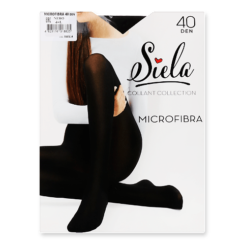 Колготки жіночі Siela Microfibra 40 den nero р.4