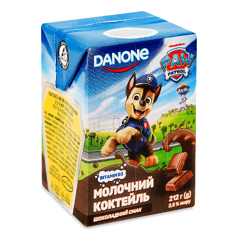 Коктейль молочний Danone ДанКолекція шоколадний 2,5%