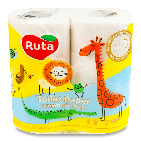 Папір туалетний Ruta Kids 2-шаровий