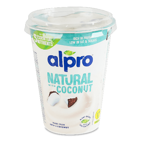 Продукт Alpro соєвий ферментований кокос, стакан