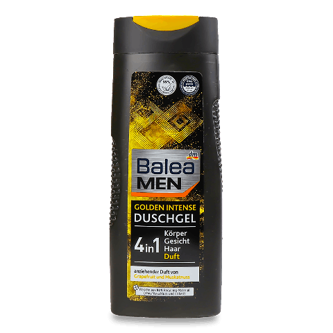 Гель для душу Balea Men 4в1 Golden Intense