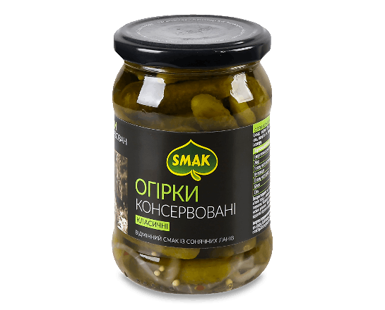 Огірки Smak консервовані