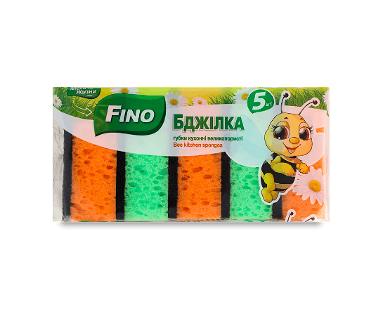 Губки кухонні Fino Бджілка великопористі