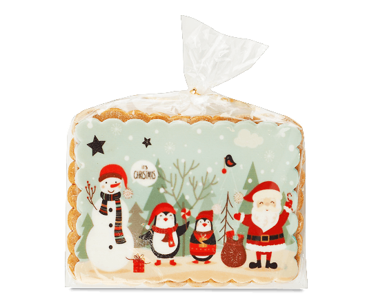 Пряник Добрик Зимова листівка