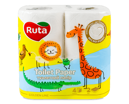 Папір туалетний Ruta Kids 2-шаровий