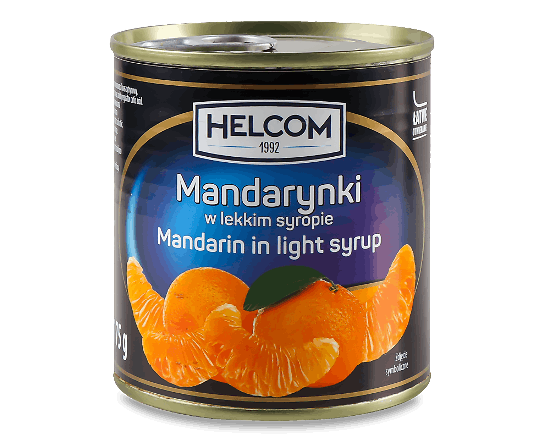 Мандарини Helcom в сиропі з/б