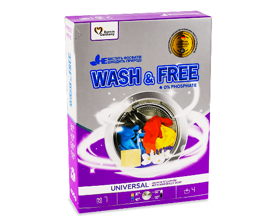 Порошок пральний Wash&Free Jasmine&Lavender