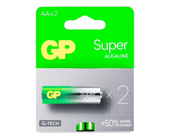 Батарейки GP Super Alkaline G-Tech AA LR6