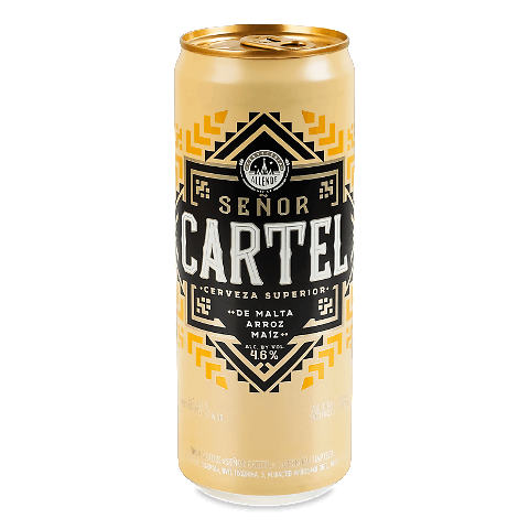 Пиво Senor Cartel світле з/б