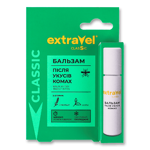 Бальзам після укусів комах Extravel Classic