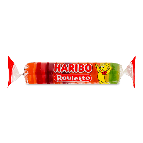 Цукерки Haribo Roulette неглазуровані желейні