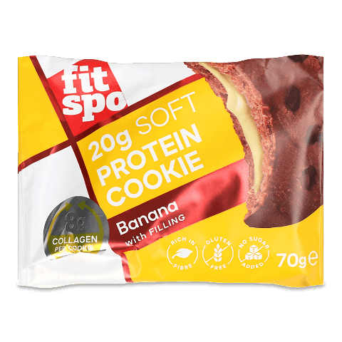 Печиво FitSpo протеїнове зі смаком банану