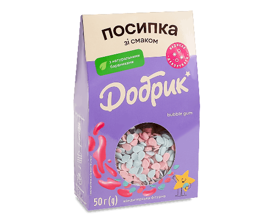 Посипка кондитерська Добрик Bubble gum