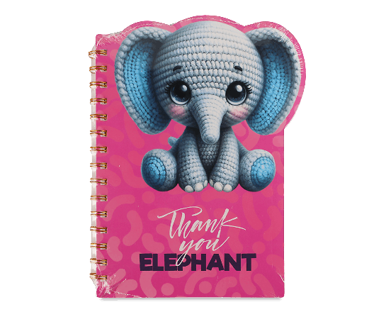 Блокнот Звірі на спіралі 60арк в асортим 952102