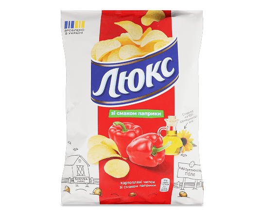 Чипси Люкс зі смаком паприки