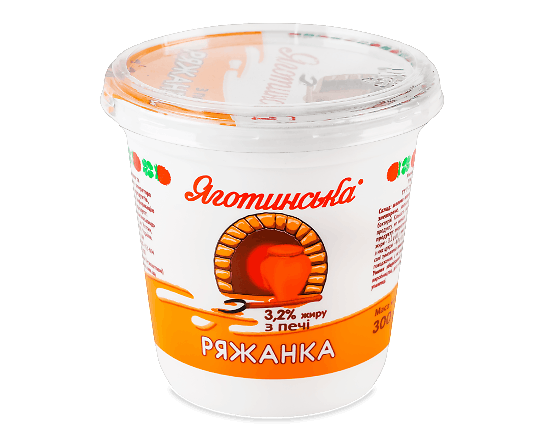 Ряжанка Яготинська  3,2% стакан