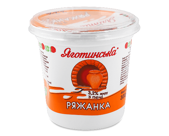 Ряжанка Яготинська  3,2% стакан