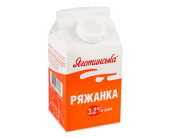 Ряжанка Яготинська 3,2% п/п