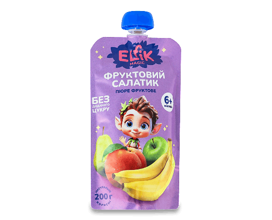 Пюре Elfik Magic Фруктовий салатик для дітей від 6 місяців