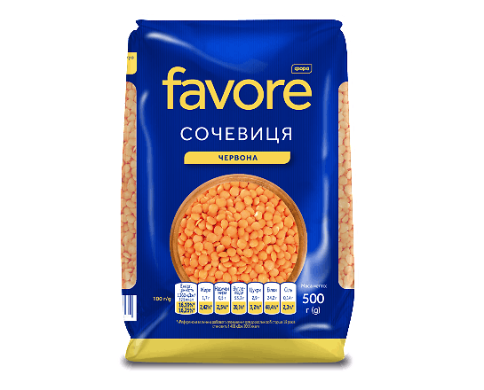 Сочевиця Favore червона