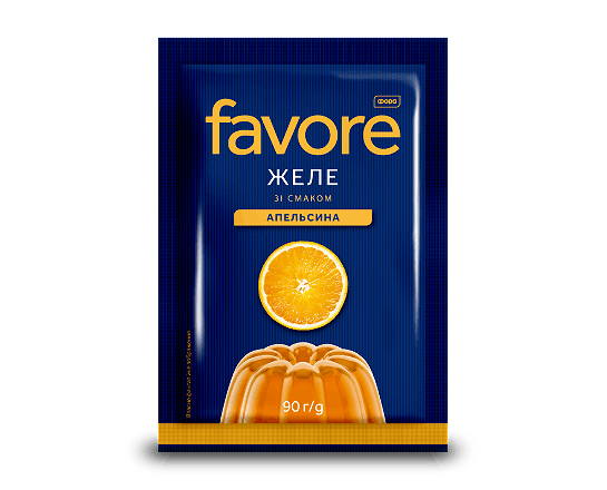 Желе Favore зі смаком апельсина