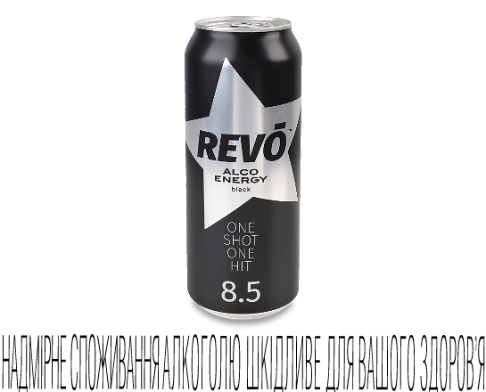 Напій енергетичний Revo Black слабоалкогольний з/б