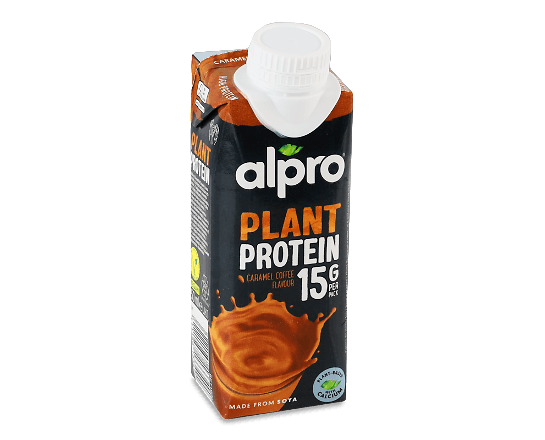 Напій соєвий Alpro Plant Protein Caramel coffee