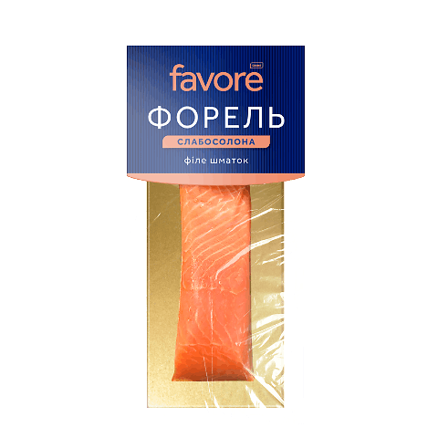 Форель Favore філе шматок слабосолена в/у