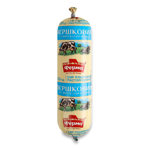 Сир плавлений Ферма Вершковий 55% туба