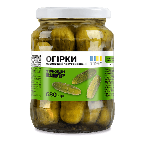 Огірки Зірковий вибір мариновані 7-9 см
