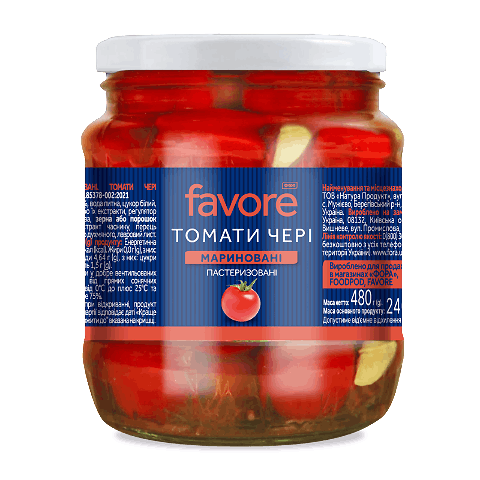Томати Favore чері мариновані